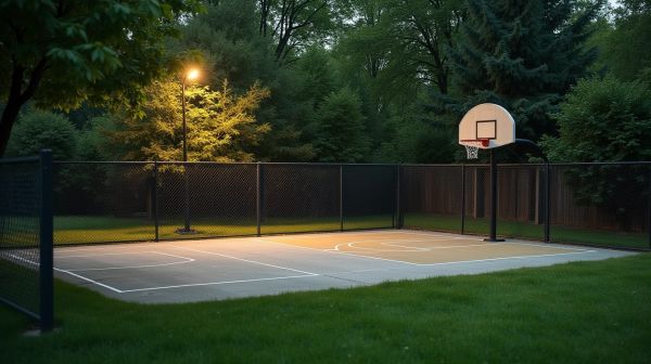 Comment aménager le terrain de basket idéal chez vous